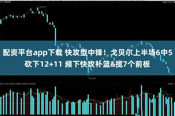 配资平台app下载 快攻型中锋！戈贝尔上半场6中5砍下12+11 频下快攻补篮&揽7个前板