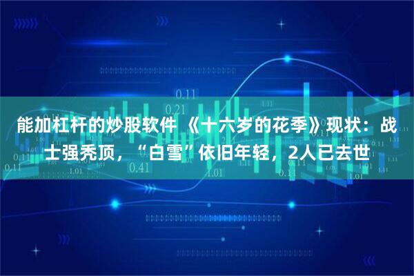 能加杠杆的炒股软件 《十六岁的花季》现状:战士强秃顶,“白雪”依旧年轻,2人已去世