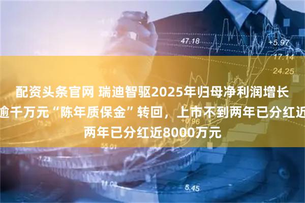 配资头条官网 瑞迪智驱2025年归母净利润增长4%背后：逾千万元“陈年质保金”转回，上市不到两年已分红近8000万元